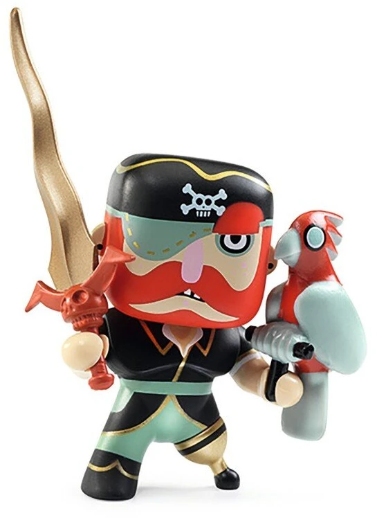 Djeco Arty Toys figūrėlės - Piratai - Semas Papūga ( DJ06816 )