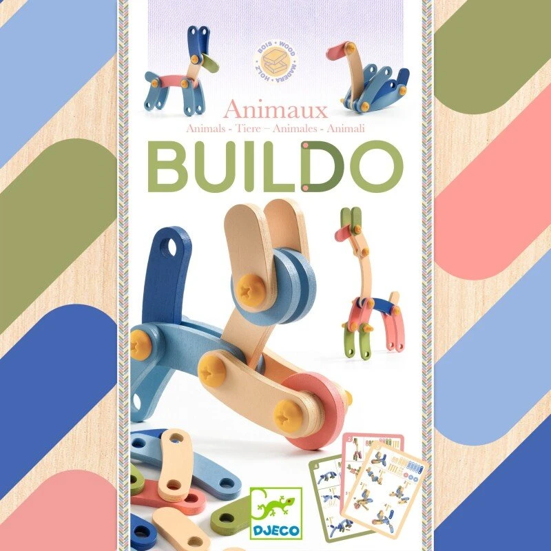 Djeco Medinis konstruktorius - Buildo – Gyvūnai