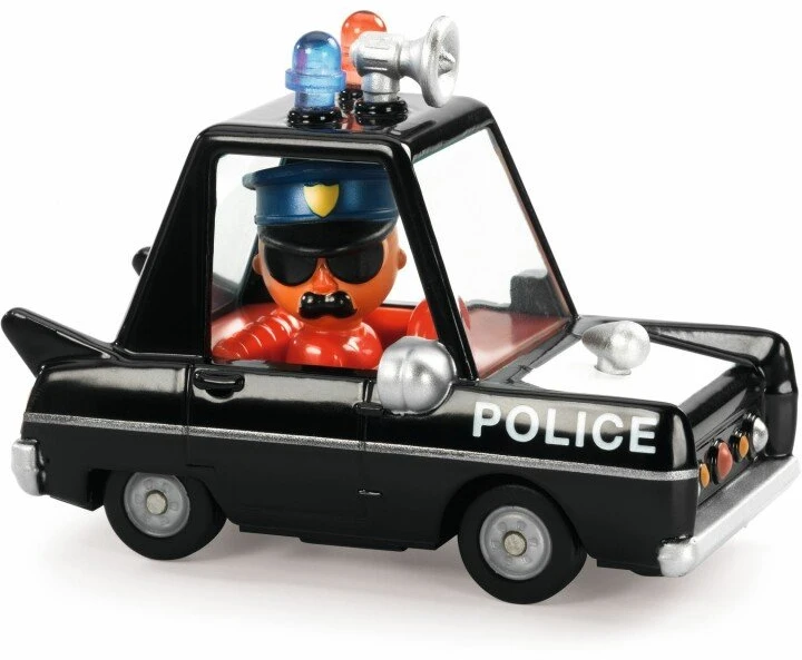 Djeco Crazy motors - Žaislinė mašinėlė - Paskubėk policija ( DJ05473 )