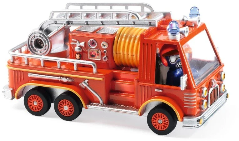 Djeco Crazy motors - Žaislinė mašinėlė - Ugniagesių automobilis