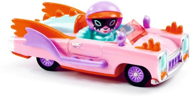 Djeco Crazy motors - Žaislinė mašinėlė - Rožinė dama