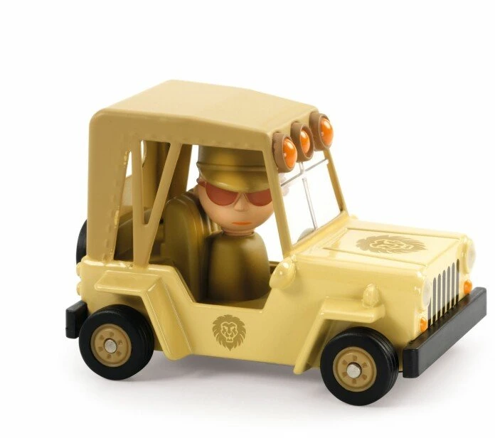 Djeco Crazy motors - Žaislinė mašinėlė - Safari liūtas ( DJ05480 )