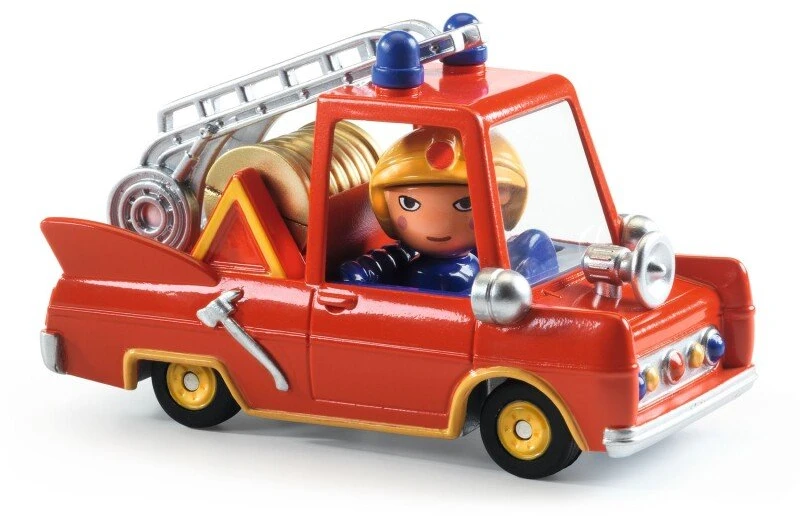Djeco Crazy motors - Žaislinė mašinėlė - Mažoji ugniagesių mašina