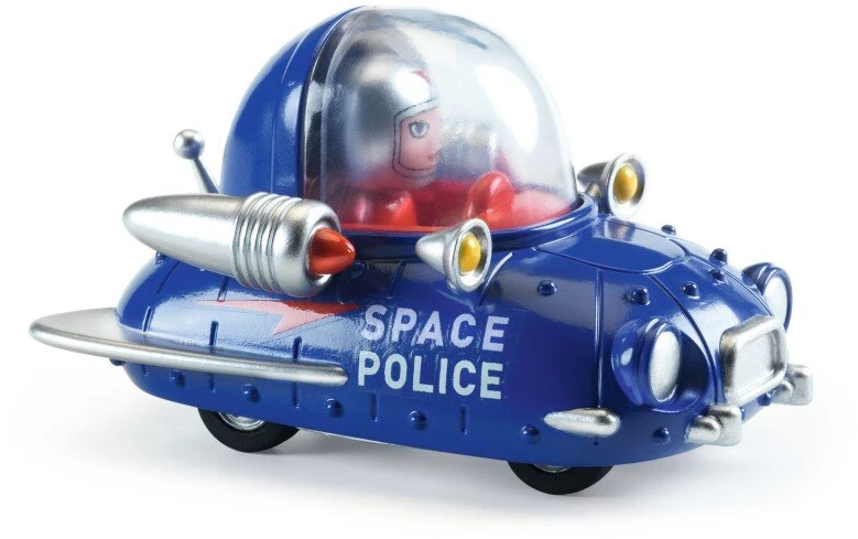 Djeco Crazy motors - Žaislinė mašinėlė - Kosminė policija