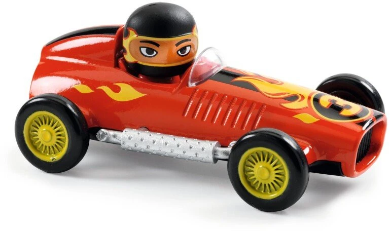 Djeco Crazy motors - Žaislinė mašinėlė - Raudonasis Super Greitis
