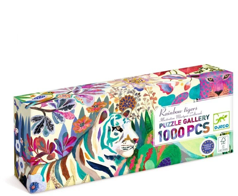 Djeco Dėlionė - Tigrai (1000 detalių) ( DJ07647 )