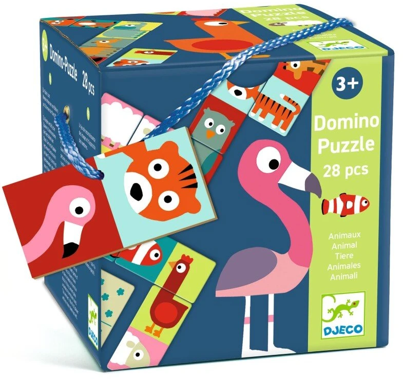 Djeco Domino - Animo-dėlionė (28 vnt.) ( DJ08165 )