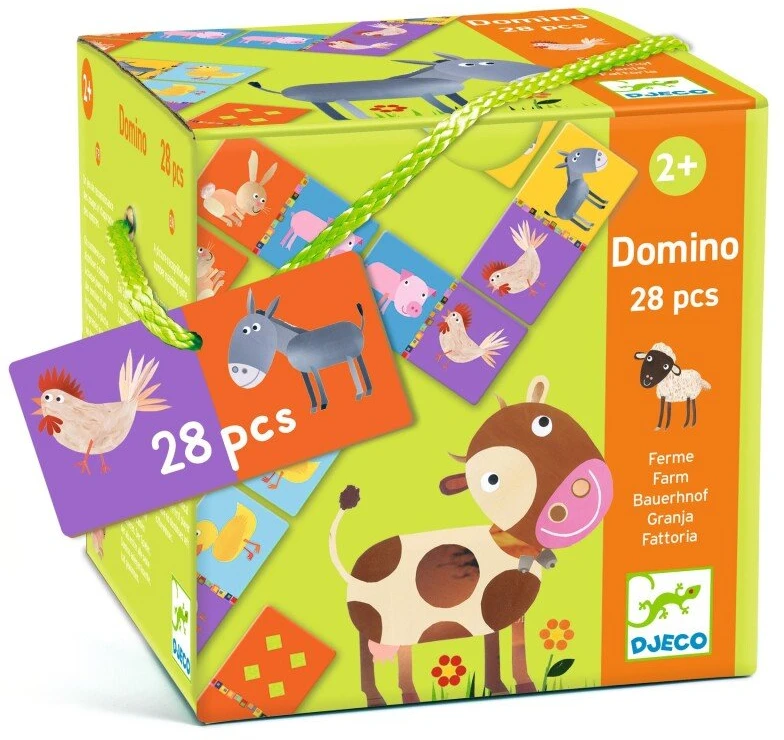 Djeco Domino - Ferma (28 vnt.) ( DJ08158 )