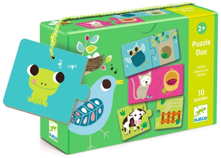 DJECO žaidimas-dėlionė Habitat, DJ08164 ( DJ08164 )