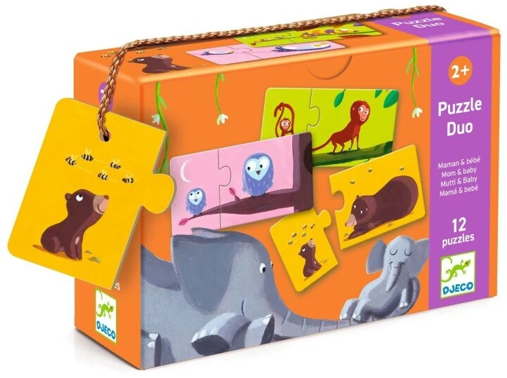 DJECO dėlionė Mama ir mažylis, DJ08157 ( DJ08157 )