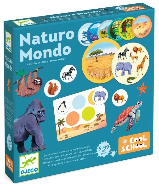 Djeco Edukacinis stalo žaidimas - Loto - Naturo Mondo