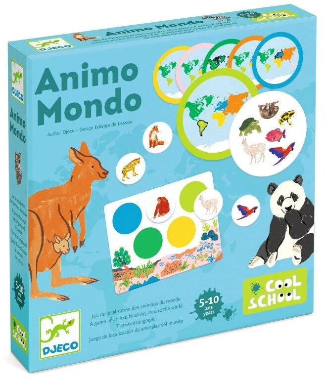 Djeco Edukacinis stalo žaidimas - Loto - Animo Mondo ( DJ08198 )