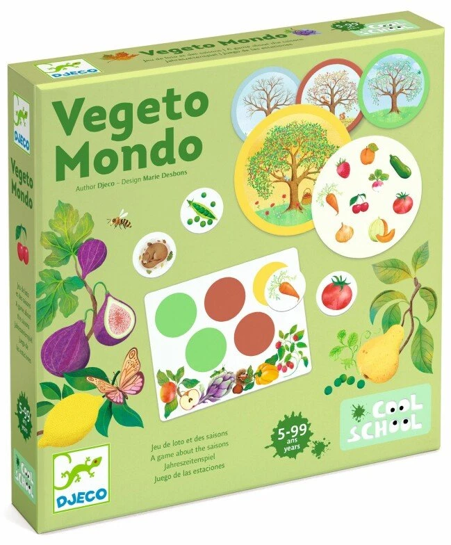 Djeco Edukacinis stalo žaidimas - Loto - Vegeto Mondo