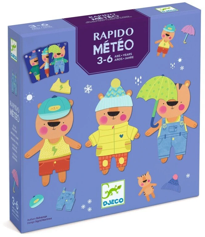 Djeco Edukacinis stalo žaidimas - Rapido Meteo ( DJ08527 )