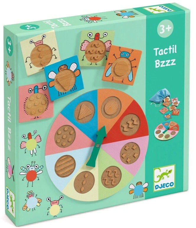 Djeco Edukacinis žaidimas - Eduludo - Taktiliniai vabaliukai ( DJ08259 )