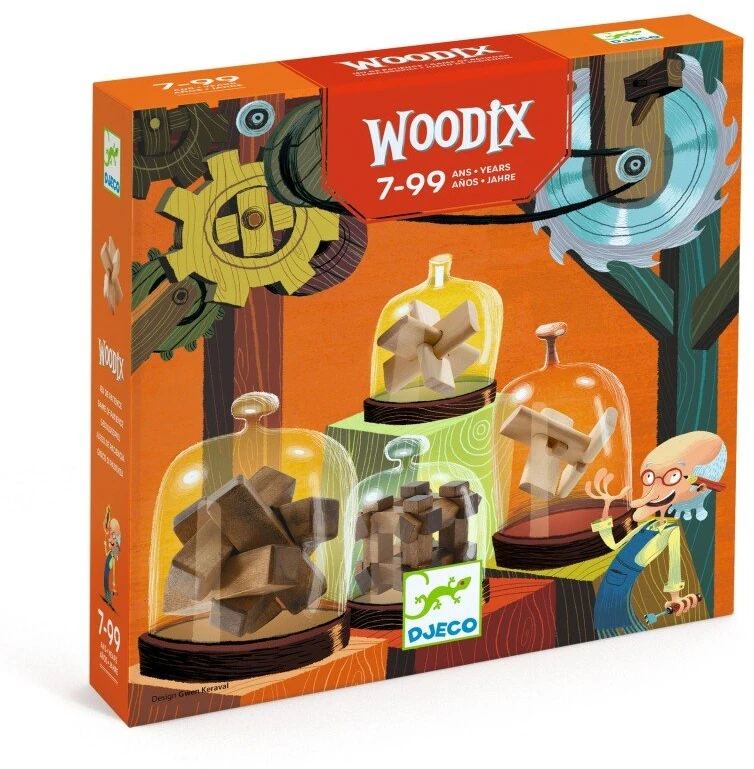 Djeco Klasikinis žaidimas – Galvosūkis - Woodix ( DJ08464 )