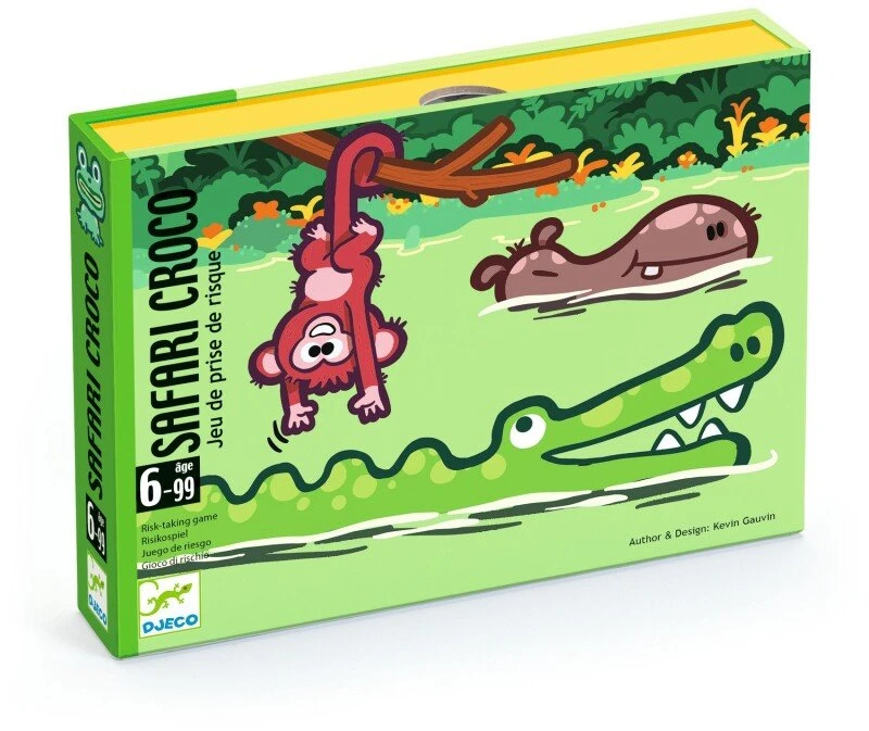 Djeco Kortų žaidimas - Safario krokodilai