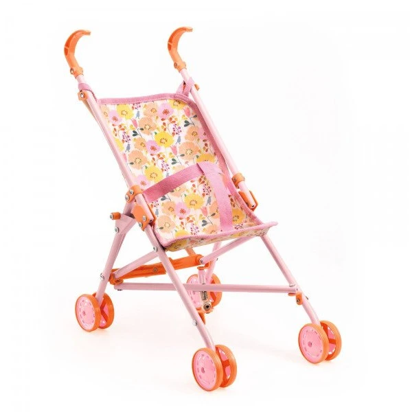 Djeco Lėlės - Vežimėlis-skėtukas - Gėlės - 54 cm ( DJ07841 )