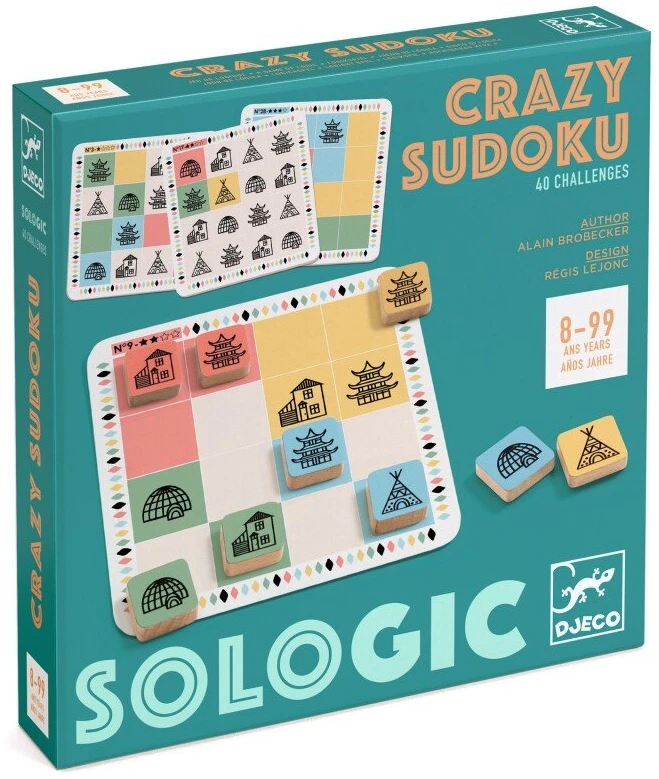 Dėlionė Djeco Loginis žaidimas - Beprotiškasis sudoku ( DJ08488 )