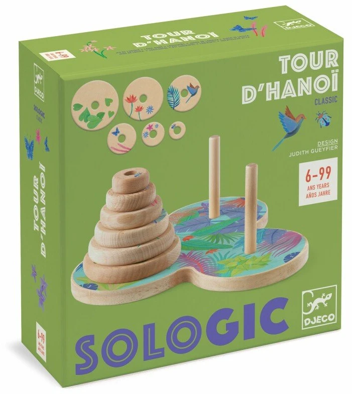 Djeco Loginis žaidimas - Hanojaus bokštas