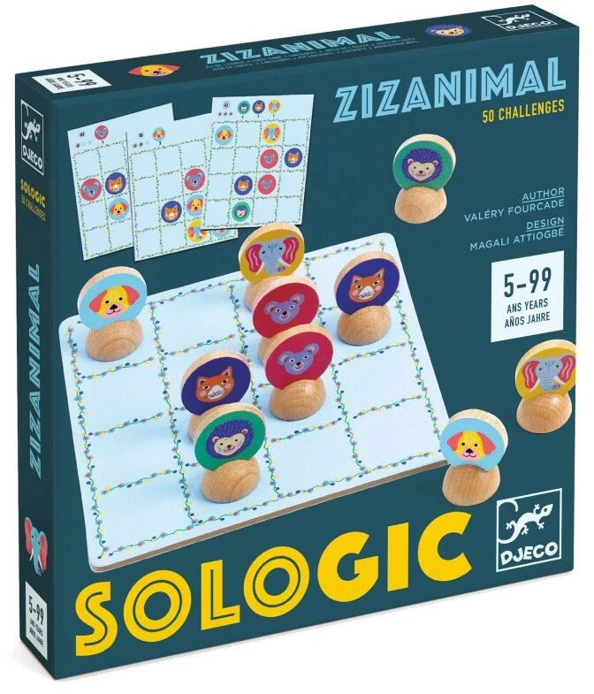 Dėlionė Djeco Loginis žaidimas - Zizanimal ( DJ08592 )