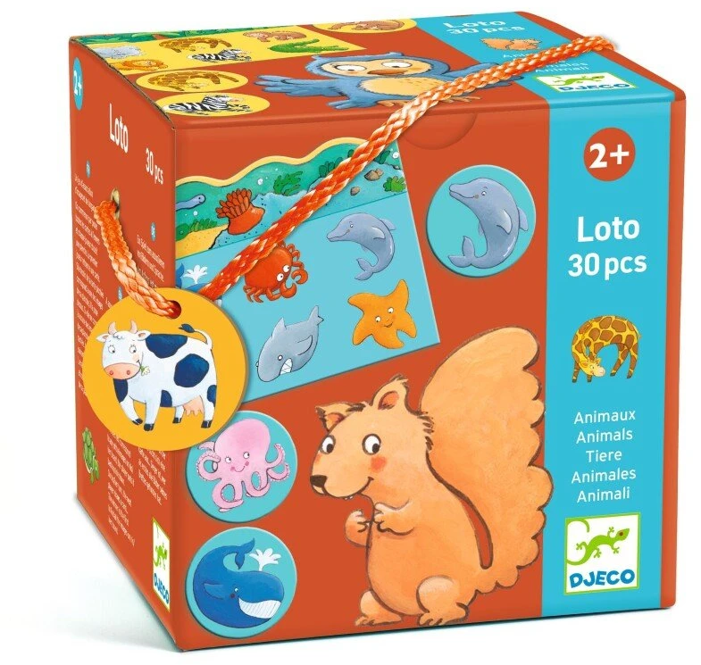 Lotto Djeco Loto žaidimas - Gyvūnai (30 vnt.) ( DJ08120 )