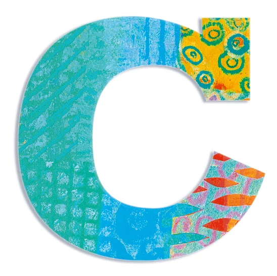 Djeco medinė raidė - C ( DD04812 )