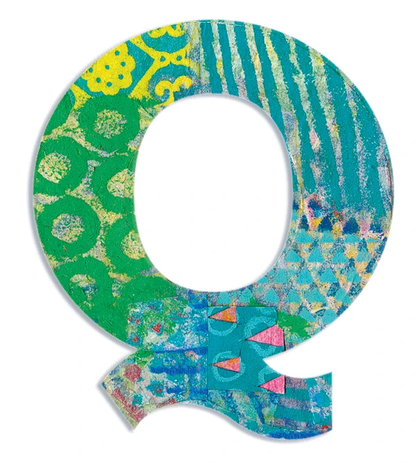 Djeco medinė raidė - Q ( DD04826 )