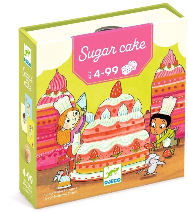 Djeco Metamųjų kauliukų žaidimas - Cukraus tortas