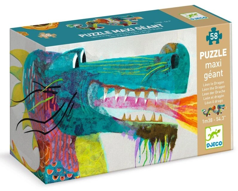 Djeco Milžiniška dėlionė - Drakonas (58 det.) ( DJ07170 )