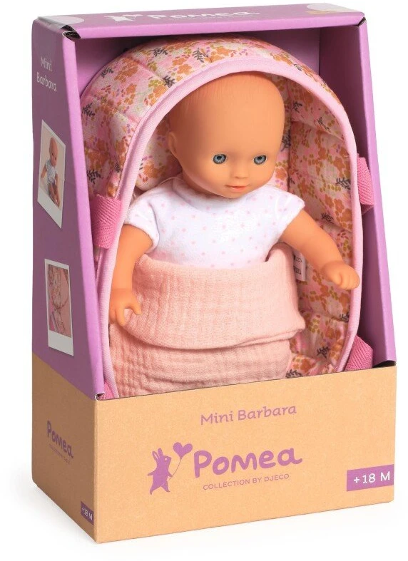 Djeco Mini Pomea - Lėlė su krepšeliu - Barbara