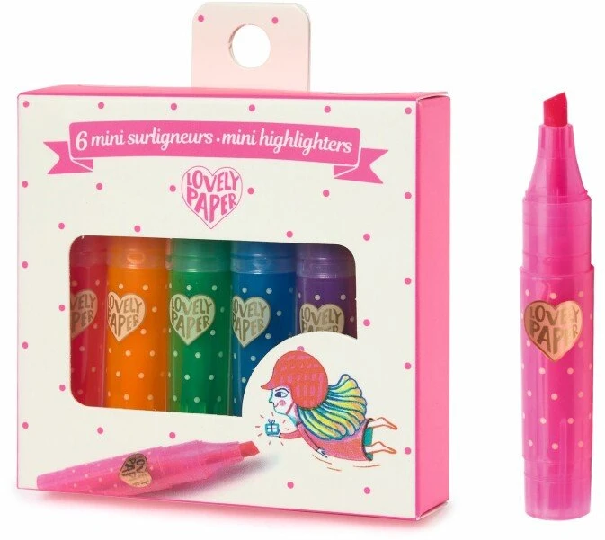 Djeco Mini žymekliai - Neoniniai (6 vnt.) ( DD03757 )