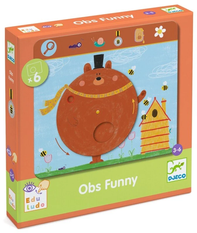 Djeco Mokomasis žaidimas - Eduludo - Juokingas stebėjimas