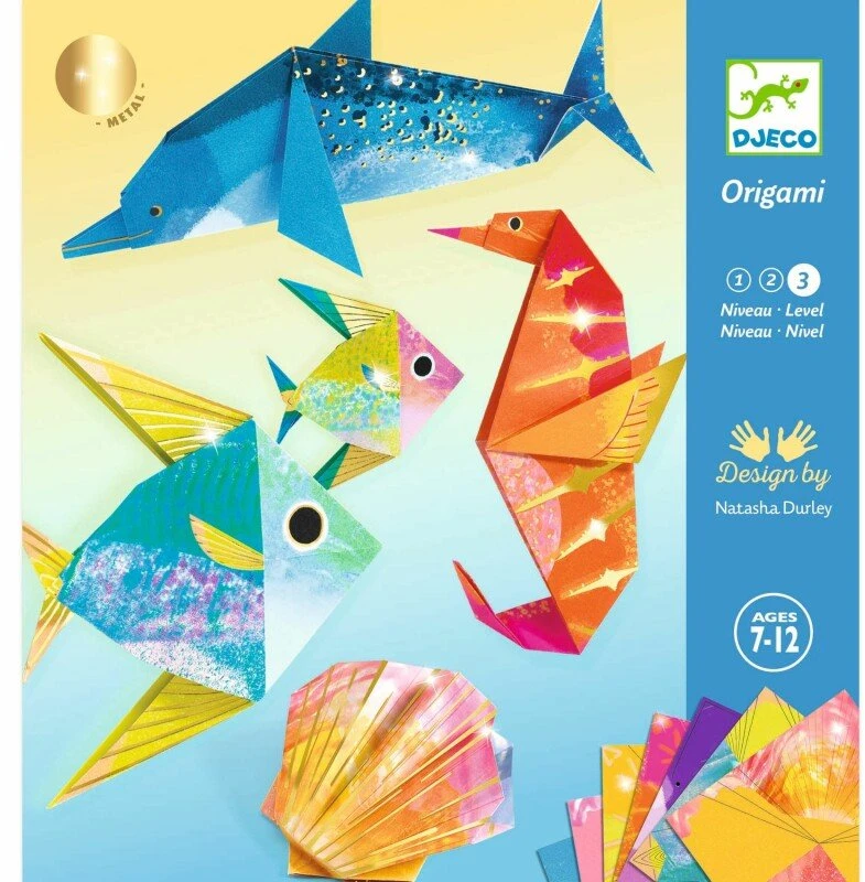 Djeco Origami - Jūros gyvūnai ( DJ08755 )