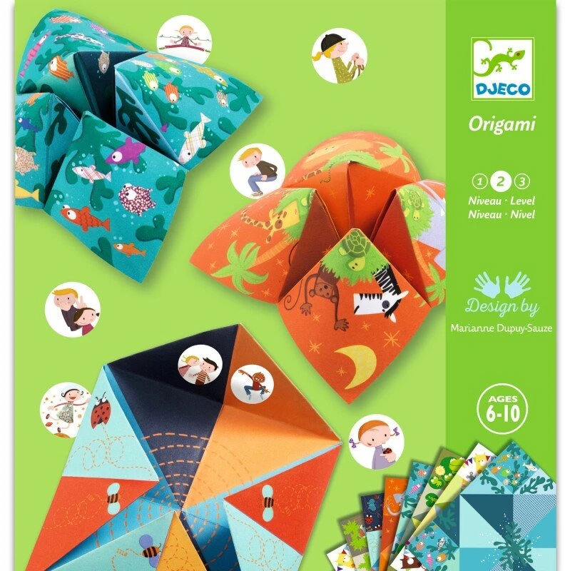 Djeco Origami rinkinys - Paukščių žaidimas (Popierinis būrėjas) ( DJ08764 )