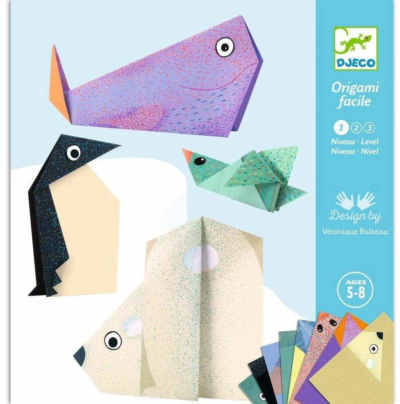 Djeco Origami rinkinys - Poliariniai gyvūnai ( DJ08777 )