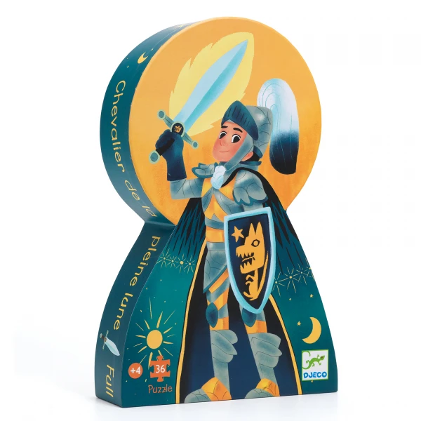 Djeco Siluetų dėlionė - Riteris (36 detalių) ( DJ07237 )