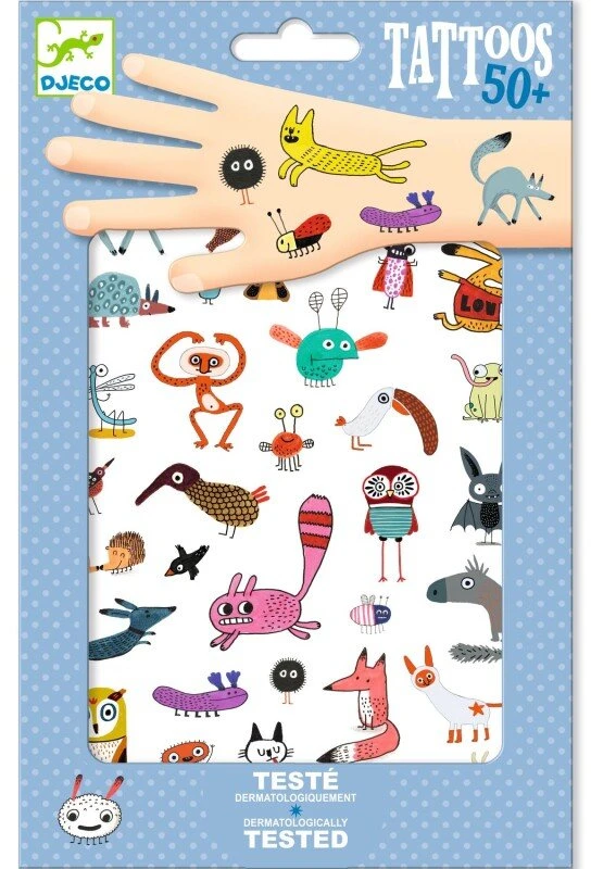 Djeco Tatuiruotės - Mažieji padarėliai (50+ tatuiruočių)