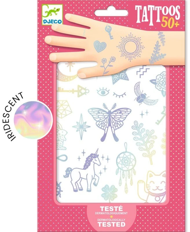 Djeco Tatuiruotės - Pasisekė (50+ tatuiruočių) ( DJ09596 )