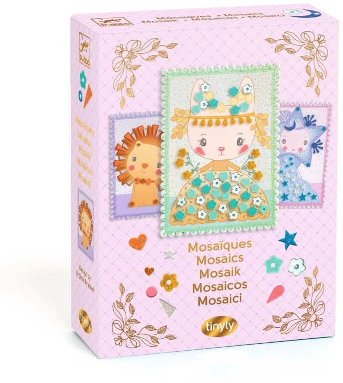 Djeco Tinyly - Kūrybinis rinkinys-mozaika - Margo ir draugai