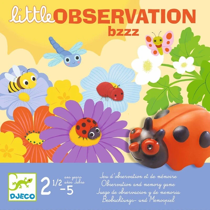 Djeco Stalo žaidimas mažiesiems - Mažylių stebėjimas - Bzzz