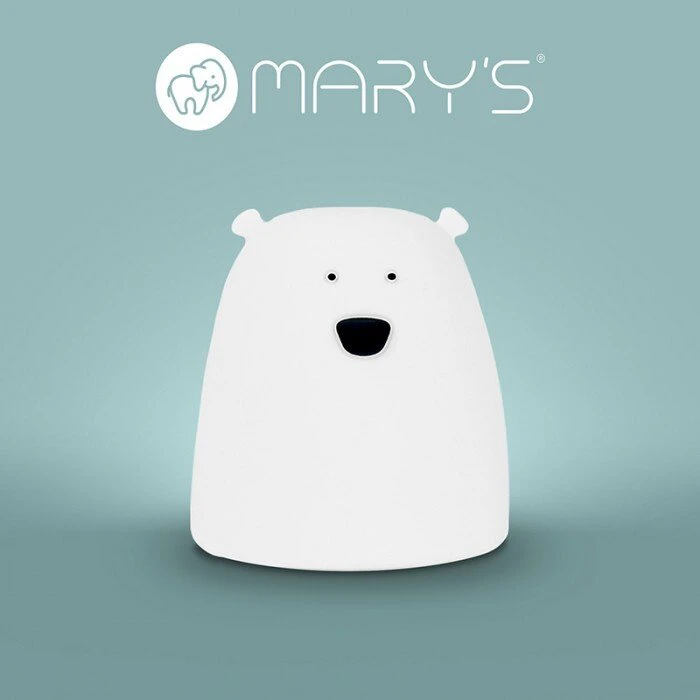 Ecolights MARY'S LED Naktinė lempa - Baltasis lokys