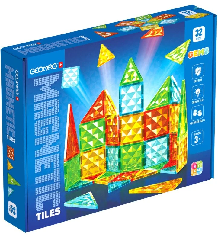 Geomag Gems 32 magnetinės plytelės