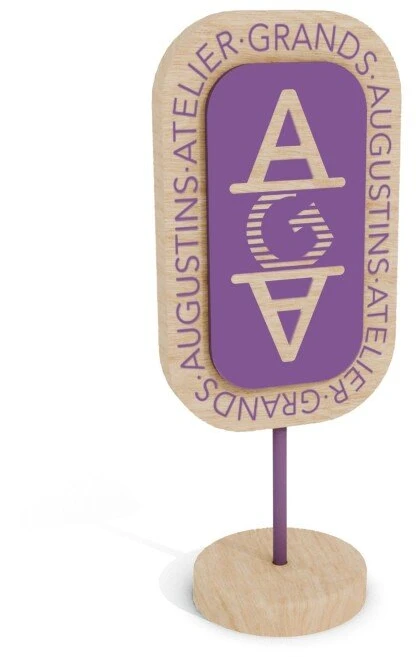 Plakatas Djeco - AGA wooden logo