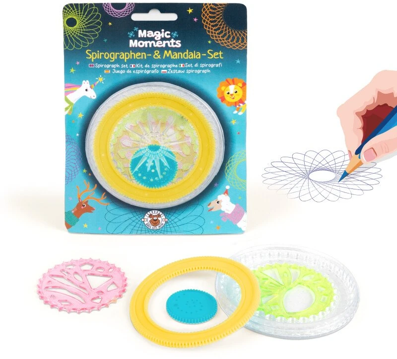 Trendhaus Magic Moments - Spirografo ir mandalos rinkinys (6 vnt.)