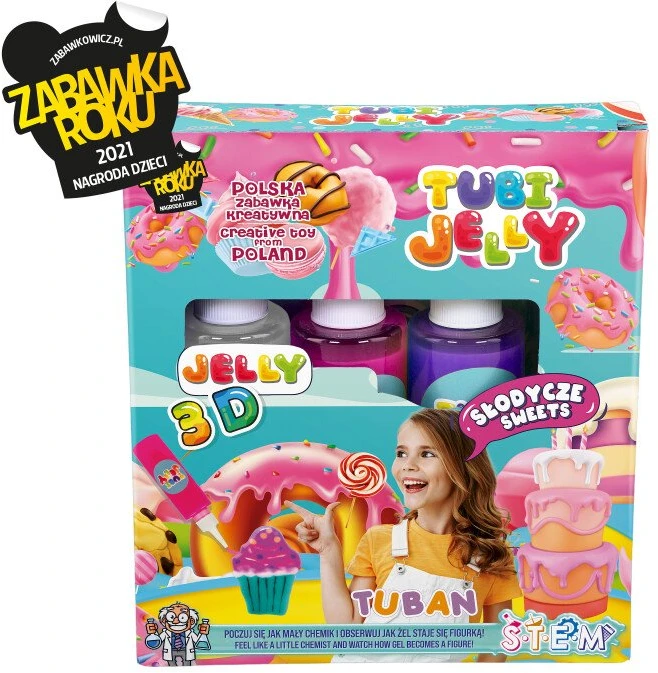 Tuban 3 spalvų Tubi Jelly rinkinys - Saldainiai ( TU3317 )