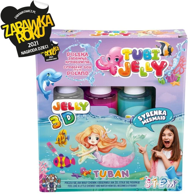 Tuban 3 spalvų Tubi Jelly rinkinys - Undinė ( TU3316 )