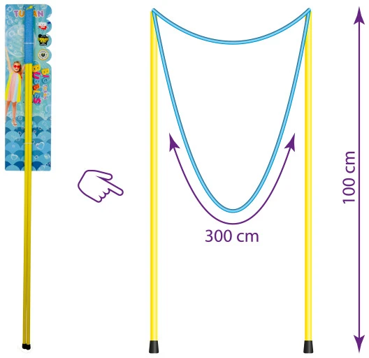 Tuban Milžiniška burbulų lazda (100 cm)