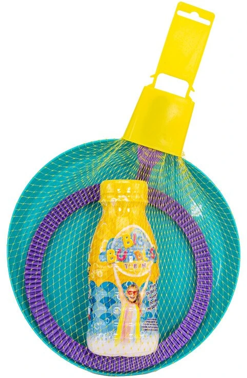 Tuban burbulų rinkinys - 250 ml burbulų skystis + lėkštė + 1 plastikinis žiedas