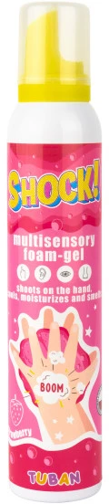 Tuban Shock! - Daugiasensorinis putų gelis - 200 ml - Braškė ( TU3401 )